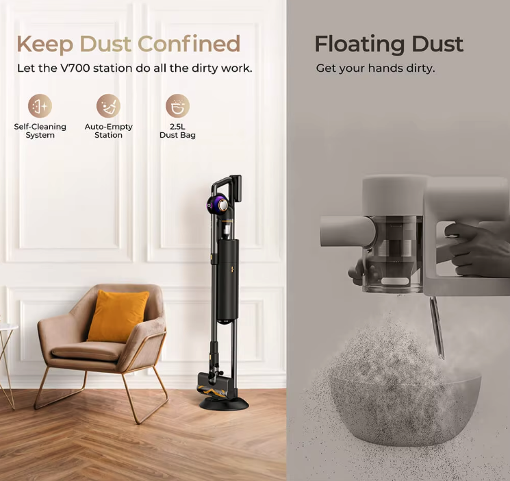 TS15Gpro Cordless Stick Vacuum Cleaner with Cyclone Station(图3)