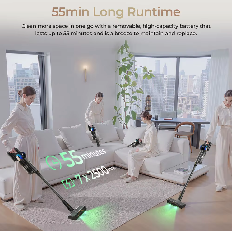 TS15Gpro Cordless Stick Vacuum Cleaner with Cyclone Station(图2)